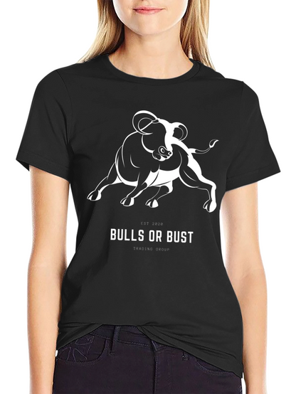 Camiseta Negra Bulls or Bust Trading Group