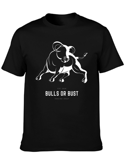 Camiseta Negra Bulls or Bust Trading Group
