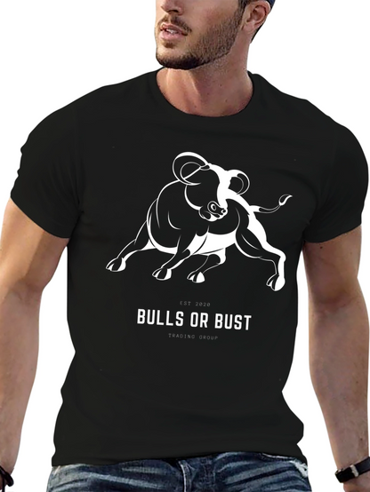 Camiseta Negra Bulls or Bust Trading Group
