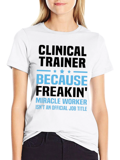 Camiseta Clinical Trainer - Diseño Divertido