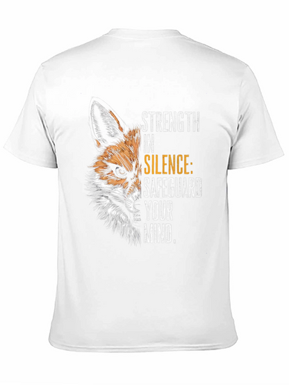 Camiseta Negra Fox: Fuerza en el Silencio