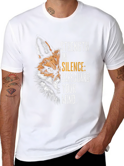 Camiseta Negra Fox: Fuerza en el Silencio