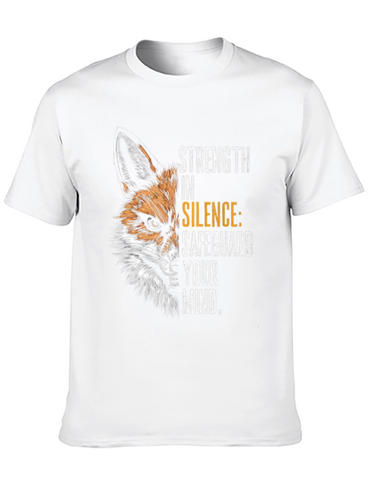 Camiseta Negra Fox: Fuerza en el Silencio