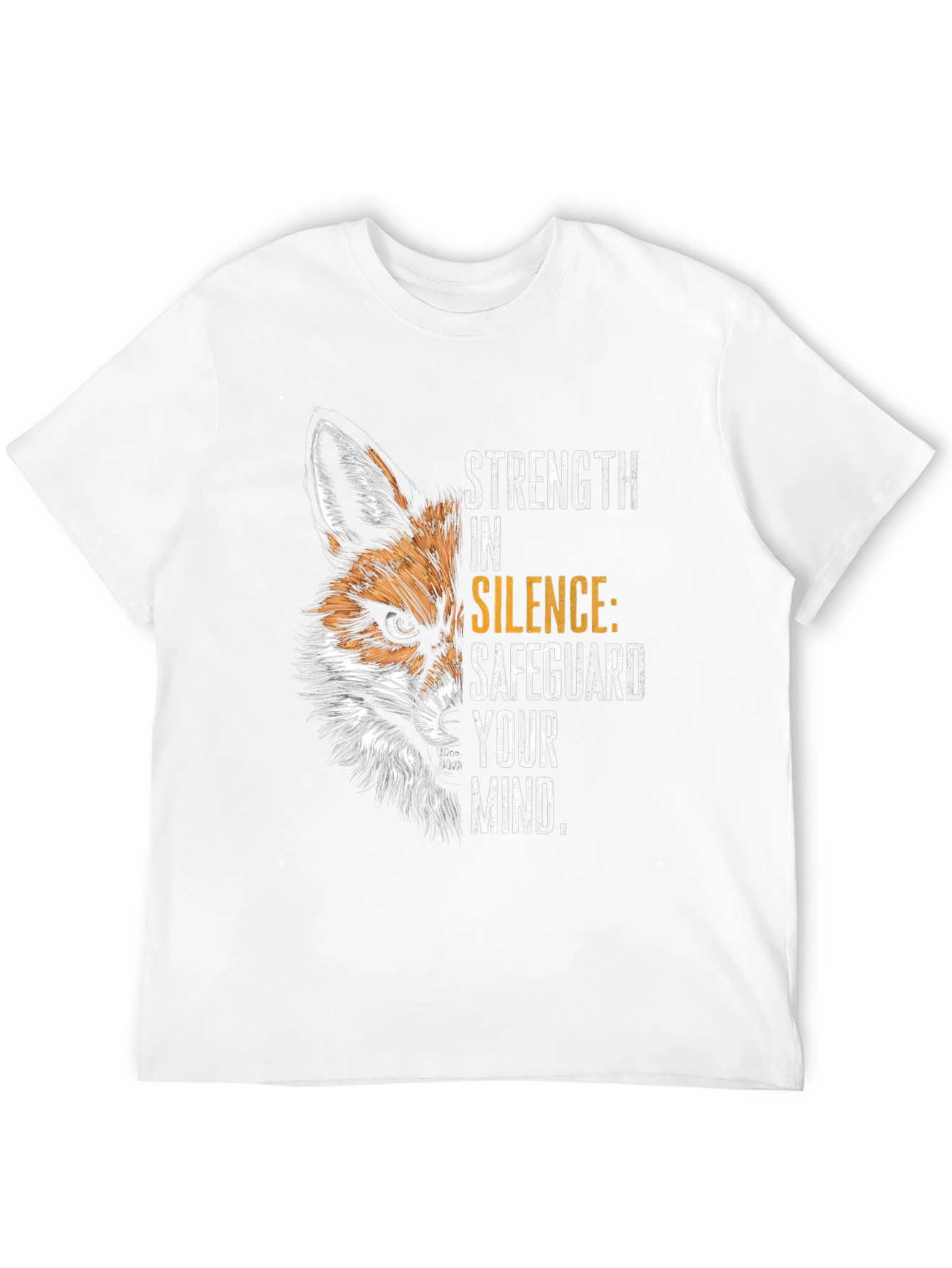 Camiseta Negra Fox: Fuerza en el Silencio