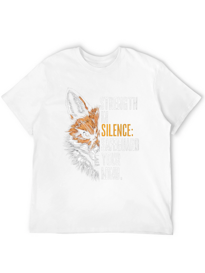 Camiseta Negra Fox: Fuerza en el Silencio