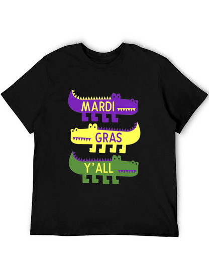 Camiseta Mardi Gras con diseño de caimán