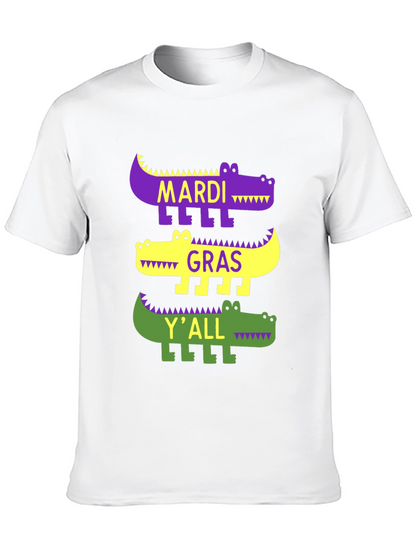 Camiseta Mardi Gras con diseño de caimán