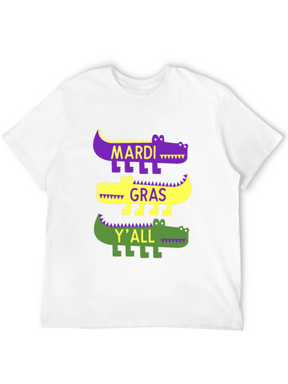 Camiseta Mardi Gras con diseño de caimán