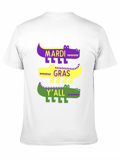 Camiseta Mardi Gras con diseño de caimán