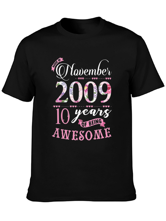 Camiseta Cumpleaños Noviembre 2009 - Edición Limitada