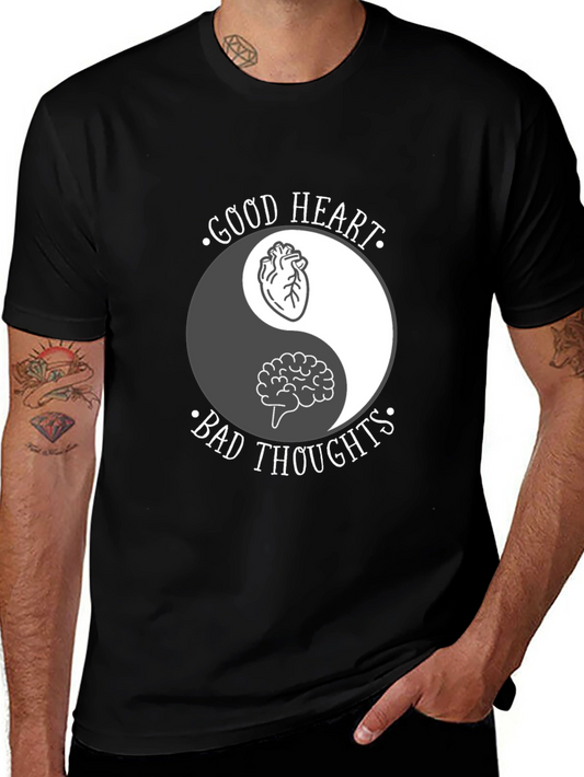 Camiseta Yin Yang Corazón y Cerebro - Buena Onda