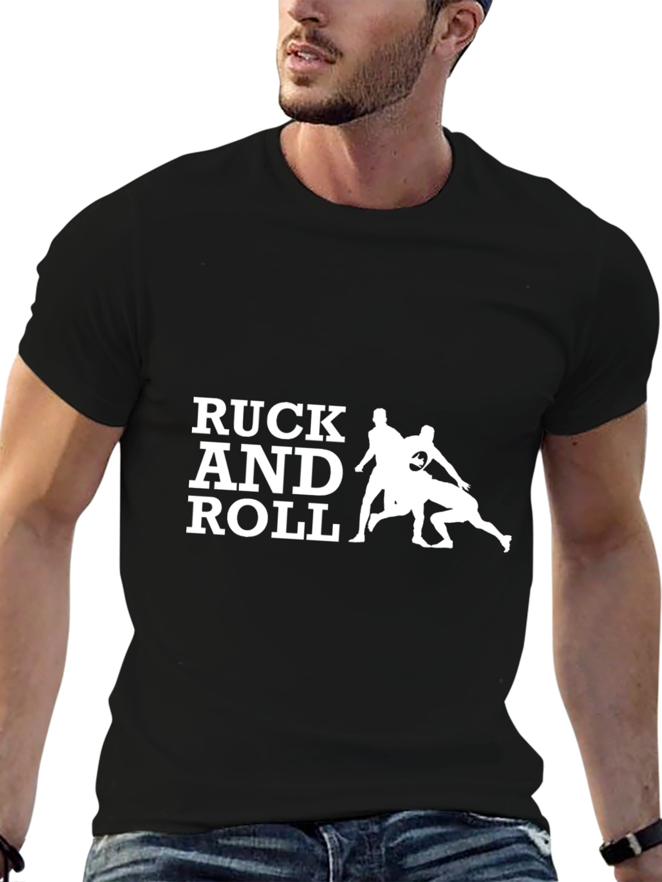 Camiseta Negra Ruck and Roll
