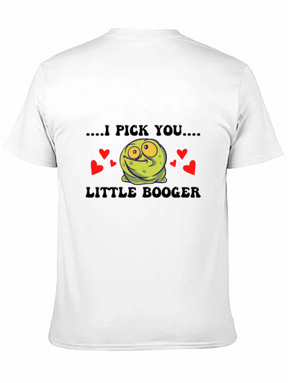 Camiseta Negra I Pick You Little Booger Divertida