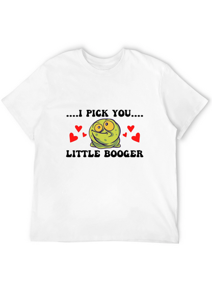 Camiseta Negra I Pick You Little Booger Divertida
