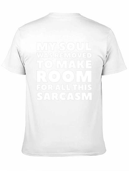 Camiseta Negra: Mi Alma y Sarcasmo