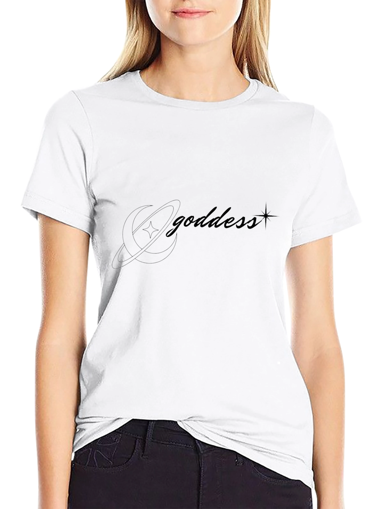 Camiseta Negra Goddess para Hombre