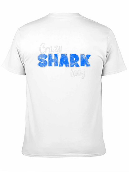 Camiseta Negra Crazy Shark Lady
