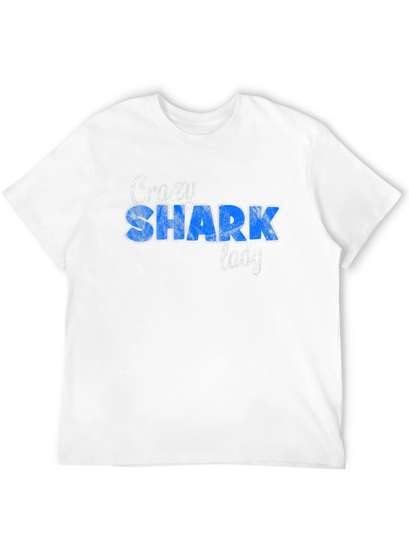 Camiseta Negra Crazy Shark Lady