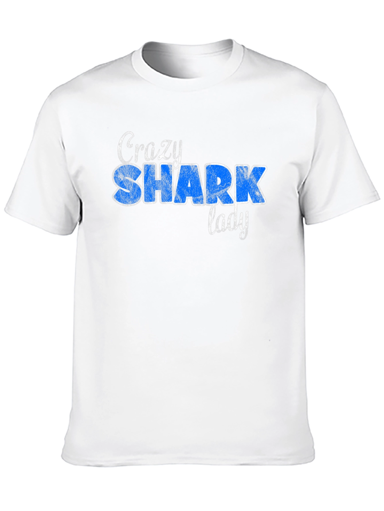Camiseta Negra Crazy Shark Lady