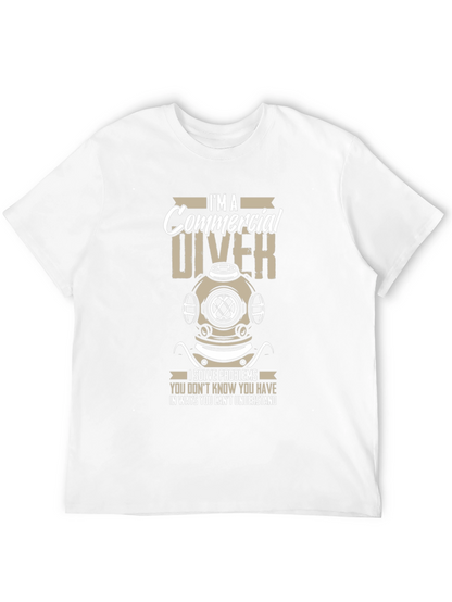 Camiseta Negra Buzo Comercial - Resuelvo Problemas