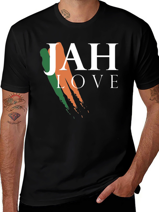 Camiseta Jah Love - Estilo Rastafari