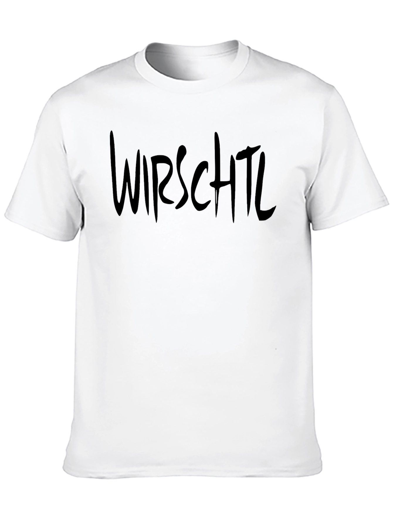 Camiseta Negra Wirschtl Estilo Urbano para Hombre