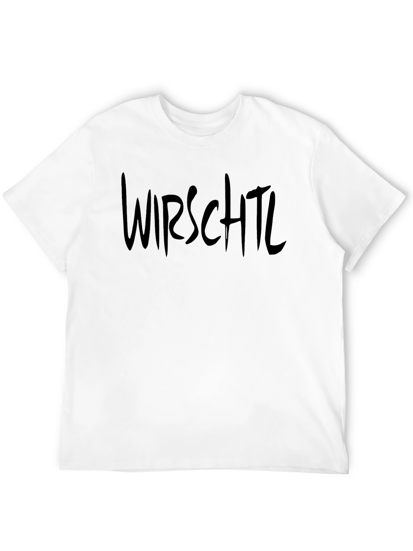 Camiseta Negra Wirschtl Estilo Urbano para Hombre