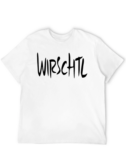 Camiseta Negra Wirschtl Estilo Urbano para Hombre