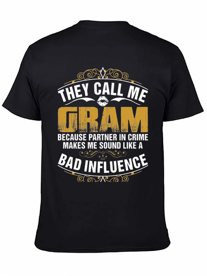 Camiseta Negra They Call Me Gram