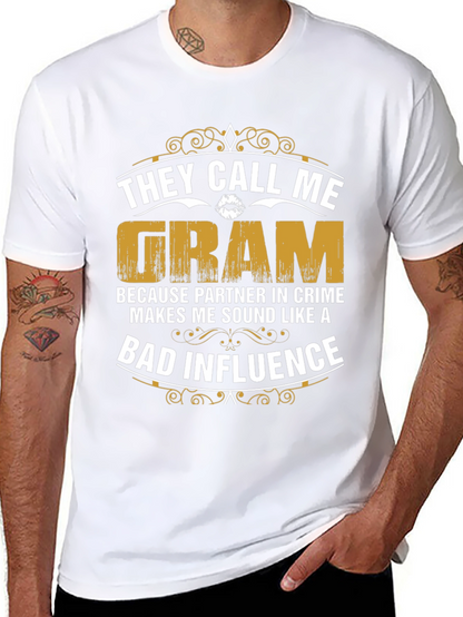 Camiseta Negra They Call Me Gram