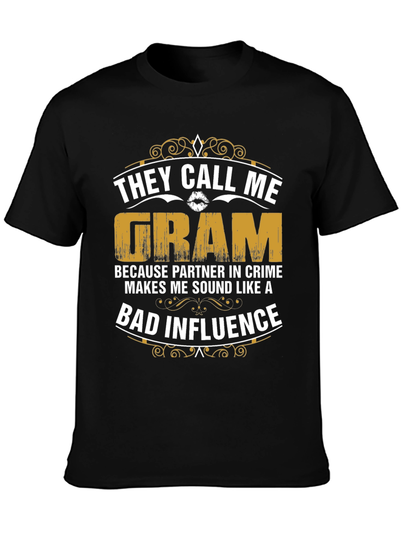 Camiseta Negra They Call Me Gram