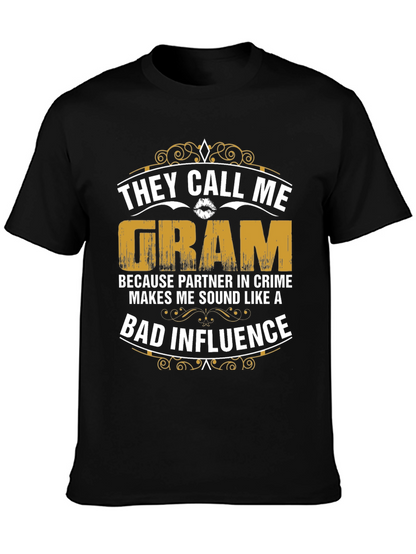 Camiseta Negra They Call Me Gram