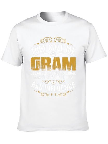 Camiseta Negra They Call Me Gram