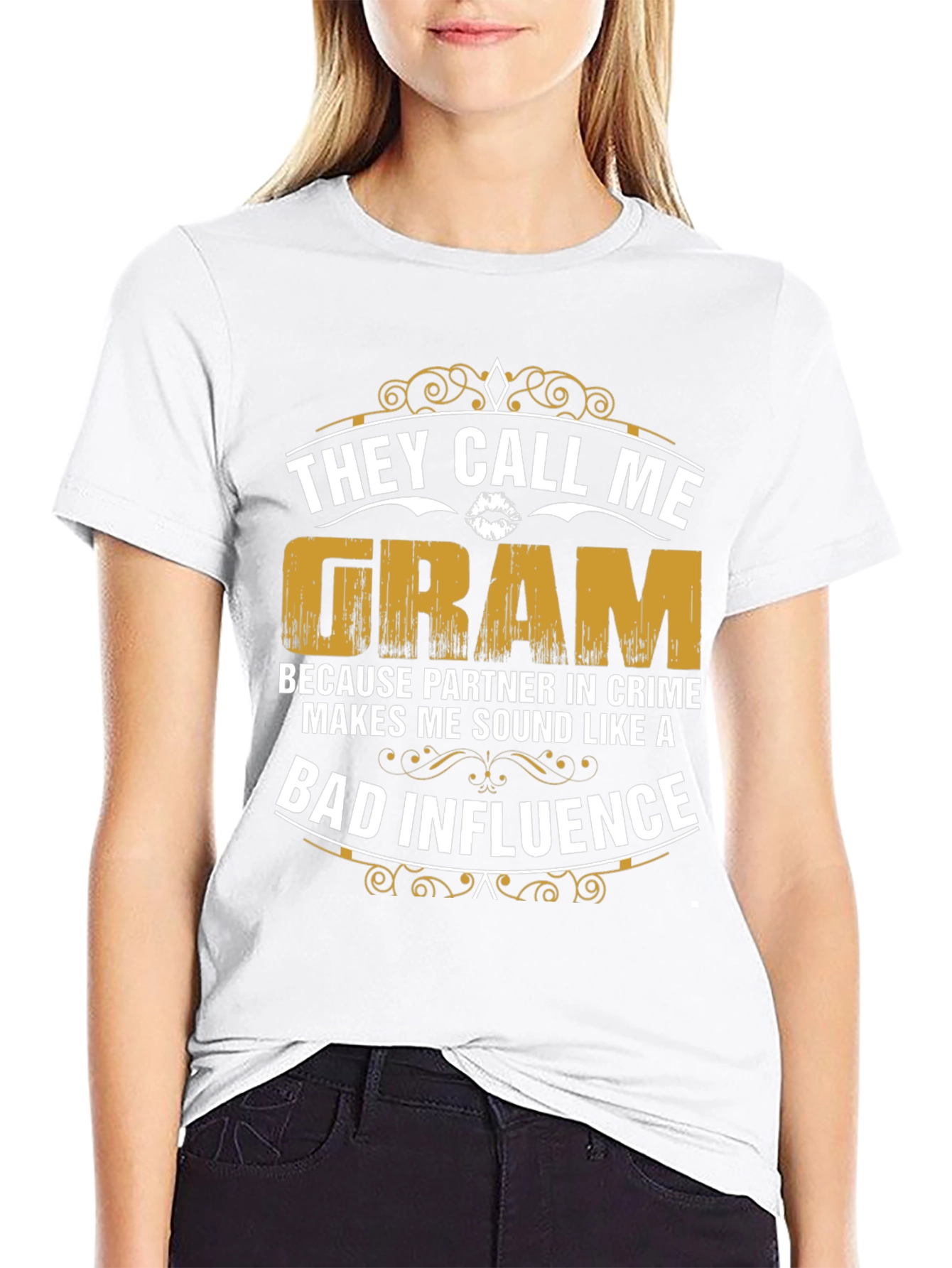 Camiseta Negra They Call Me Gram