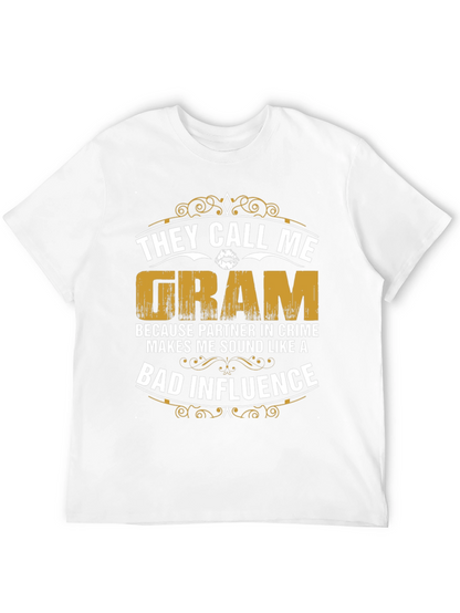 Camiseta Negra They Call Me Gram