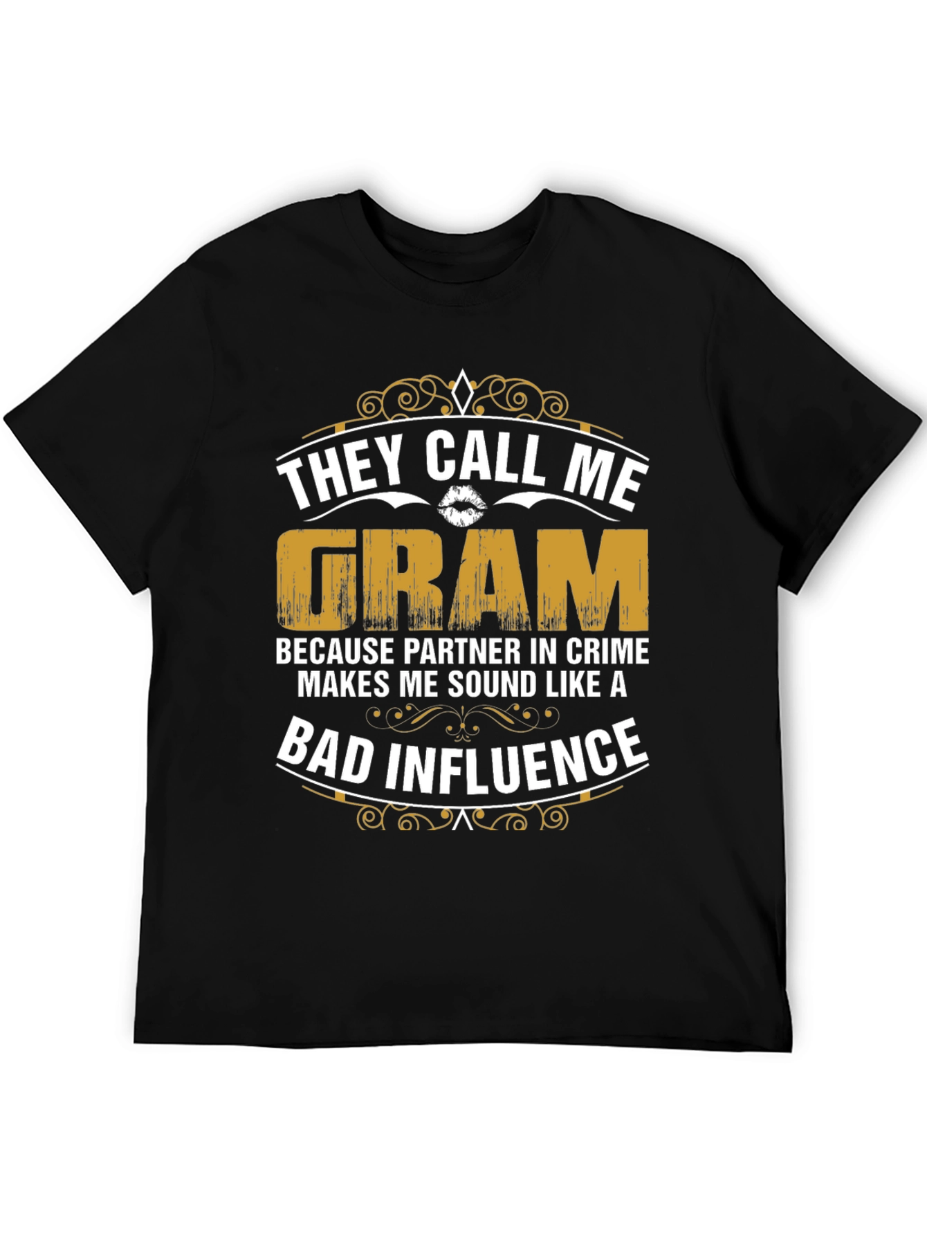 Camiseta Negra They Call Me Gram