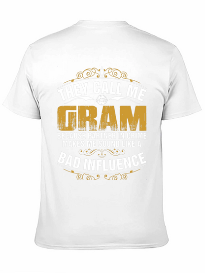 Camiseta Negra They Call Me Gram