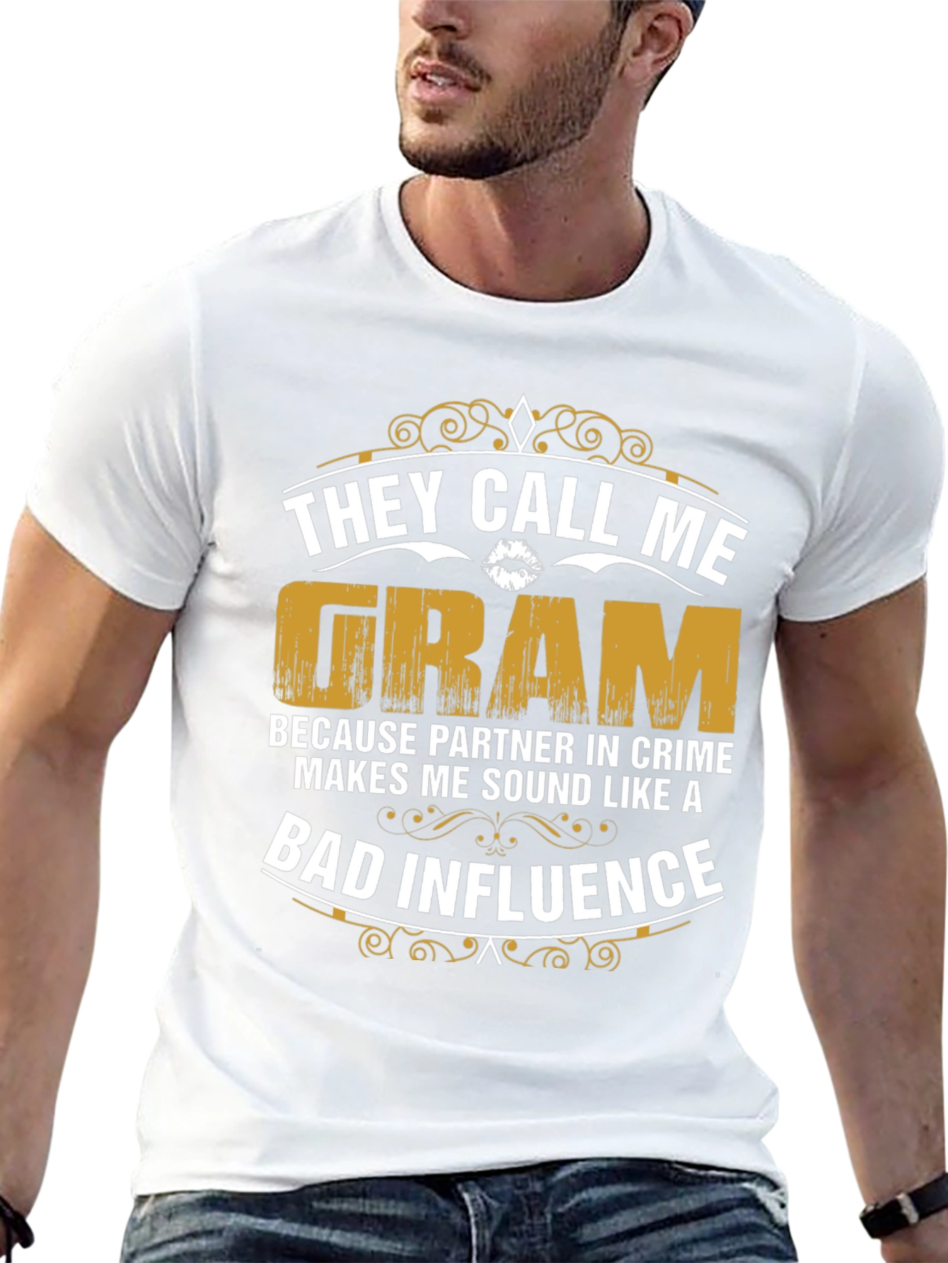 Camiseta Negra They Call Me Gram
