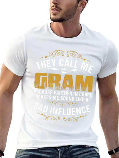 Camiseta Negra They Call Me Gram