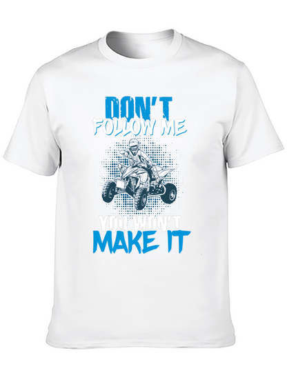 Camiseta Negra con Diseño No me Sigas