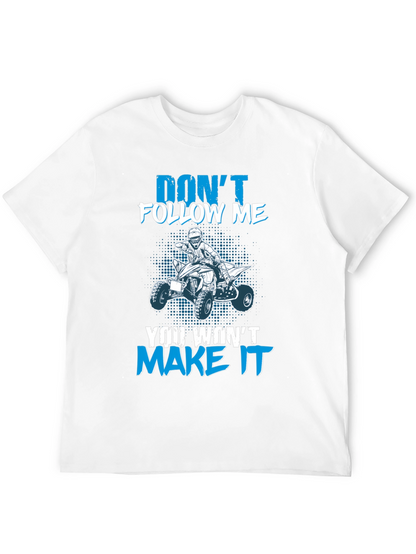 Camiseta Negra con Diseño No me Sigas