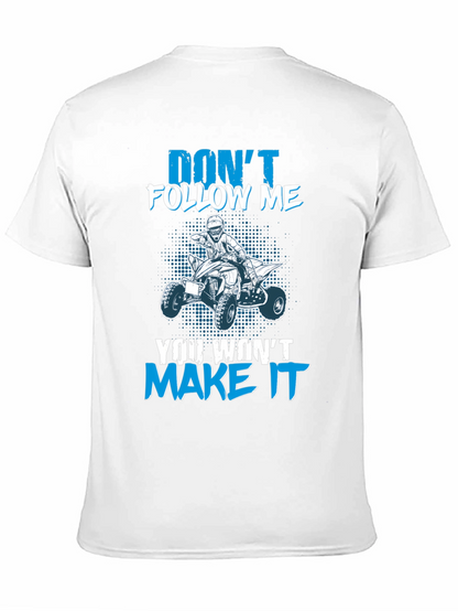 Camiseta Negra con Diseño No me Sigas