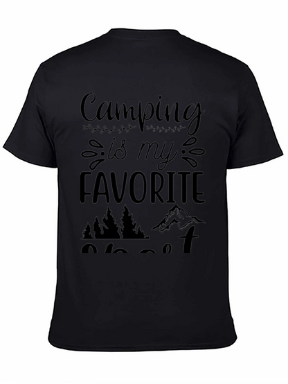 Camiseta Negra Camping is my Favorite