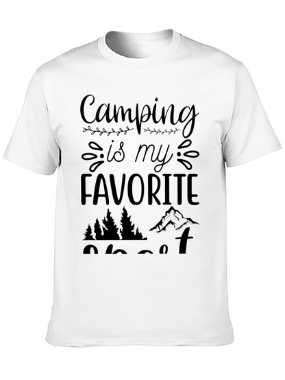 Camiseta Negra Camping is my Favorite