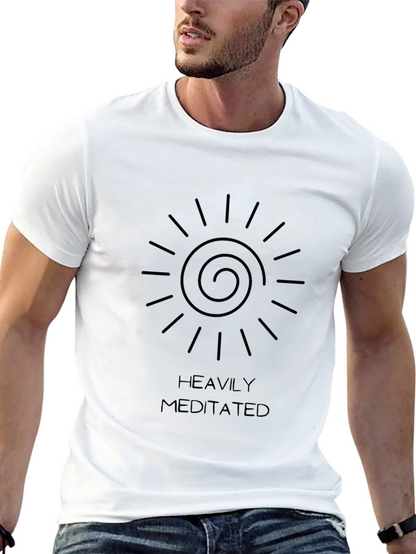 Camiseta Negra Heavily Meditated