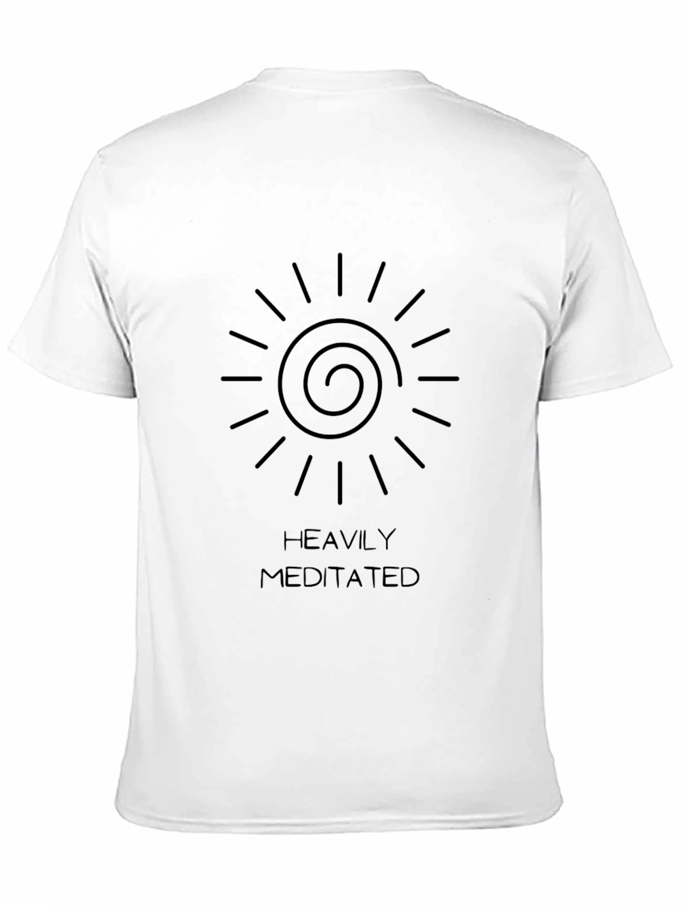 Camiseta Negra Heavily Meditated