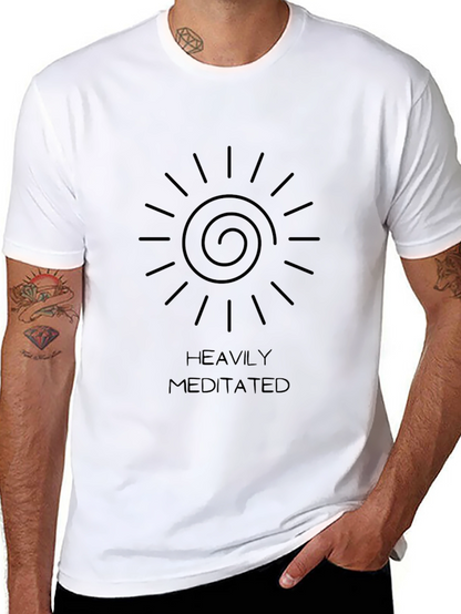 Camiseta Negra Heavily Meditated
