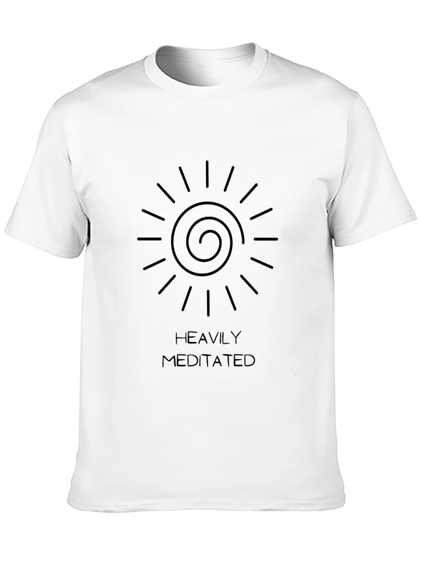Camiseta Negra Heavily Meditated
