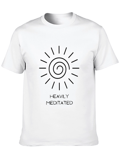 Camiseta Negra Heavily Meditated