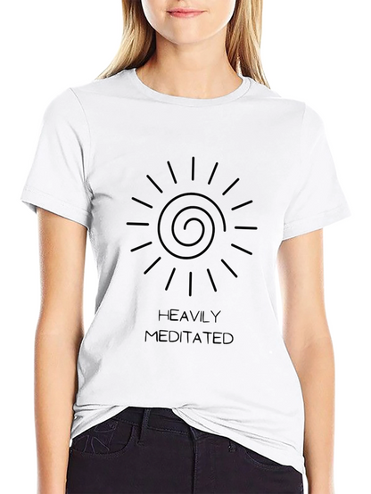 Camiseta Negra Heavily Meditated